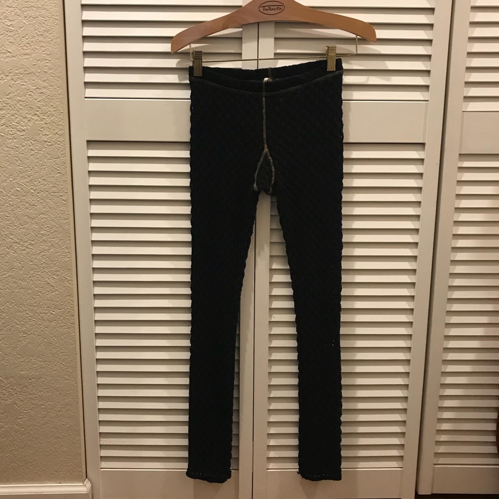 Free People knit textured leggings